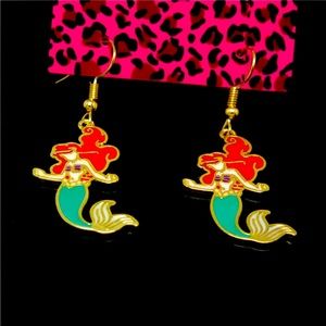 New BetseyJohnson Disney Little Mermaid Earrings